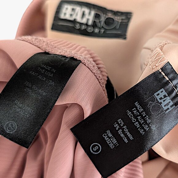 Beach Riot workout set Anna gym tank and Ayla high rise leggings antique rose S - Picture 5 of 5